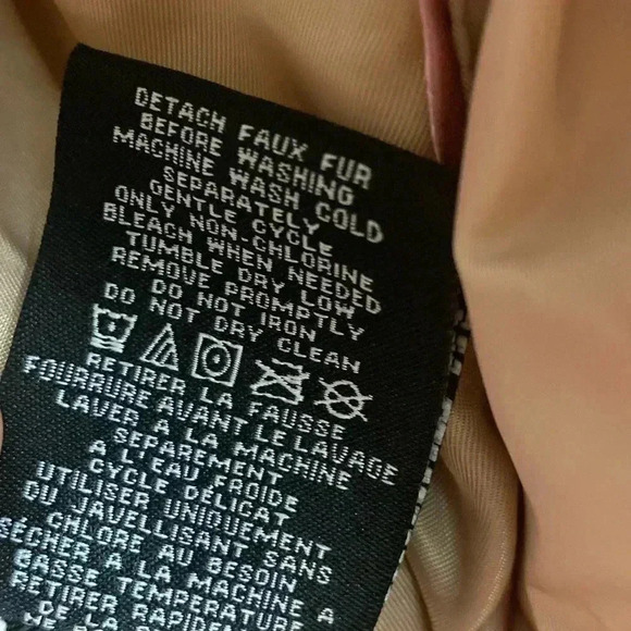 🆕Jessica Simpson Blush Sherpa-Trim Anorak Long Jacket L🆕 - Picture 12 of 16